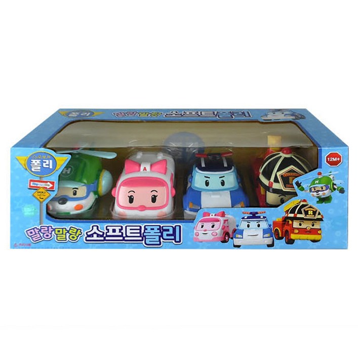 로보카폴리 NEW 말랑말랑 소프트 폴리, 혼합색상, 1개 로보카폴리 NEW 말랑말랑 소프트 폴리, 혼합색상, 1개