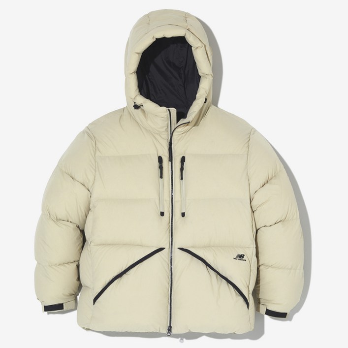 뉴발란스 남녀공용 UNI 뉴보이 구스다운 숏 푸퍼 패딩점퍼 NBNPD41113