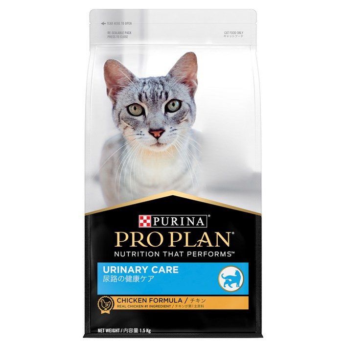 프로플랜 고양이 어덜트 기능성 사료, 유리너리결석, 1.5kg, 1개