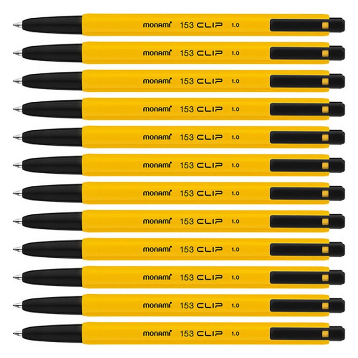모나미 153 클립 볼펜 1.0mm