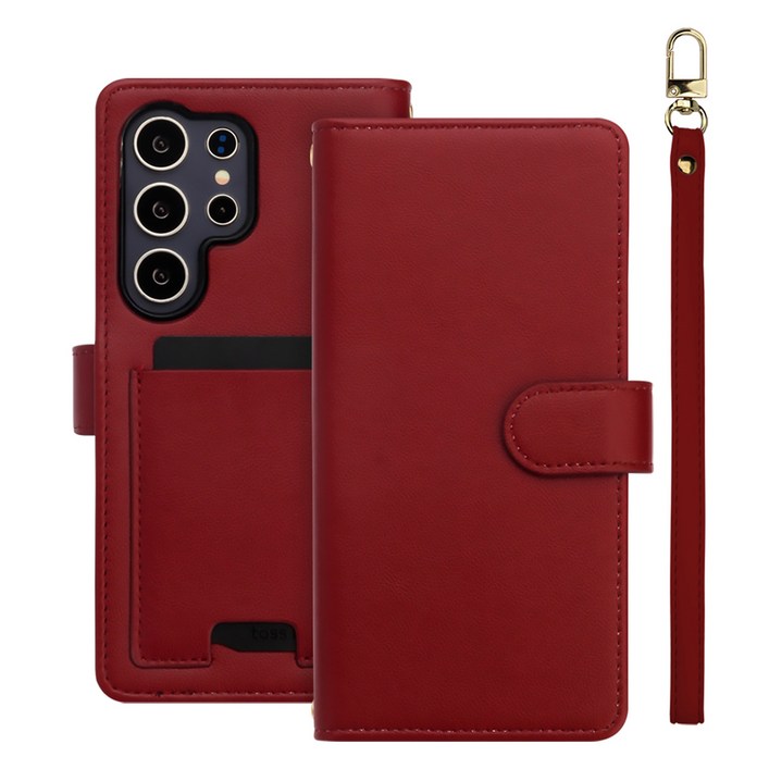 아이수트 스트랩 다이어리 백포켓 휴대폰 케이스