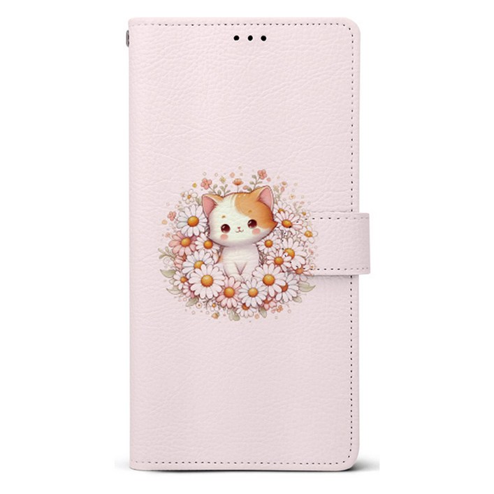 케스퍼 애니멀플라워 가죽 다이어리 휴대폰 케이스