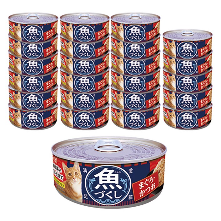 챠오 이나바 고양이 생선가득캔