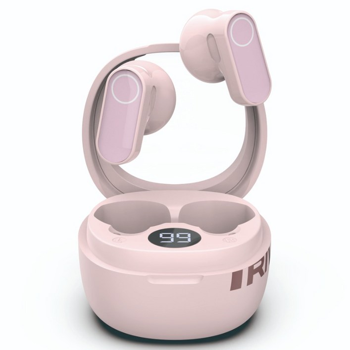 아이리버 미니 블루투스 무선 이어폰, IHBTTP30, 핑크