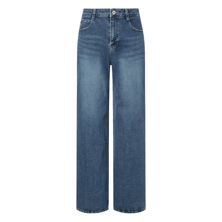 헤지스 여성용 워싱 면혼방 데님팬츠