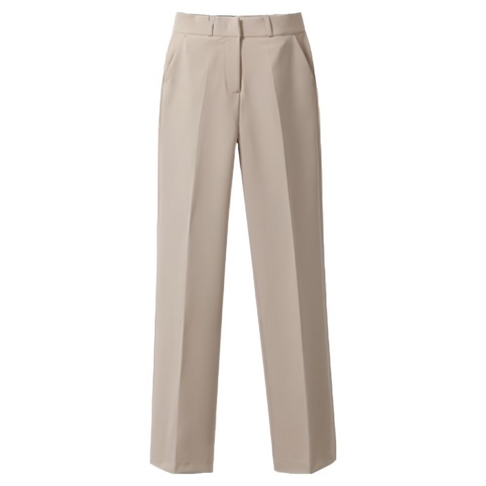 레몬소울 여성용 밴딩 스판 링클프리 일자 숏 슬랙스 6791