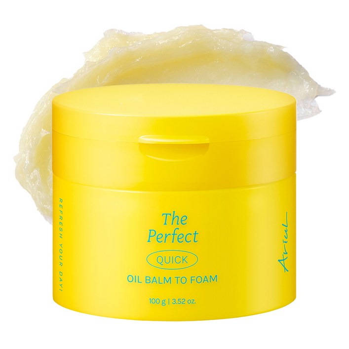 아리얼 더 퍼펙트 오일 밤 투 폼 클렌징, 1개, 100g