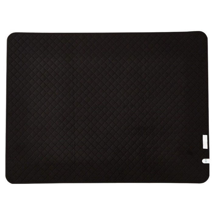 더안 EMF 탄소 캠핑용 전기장판 매트 극세사 블랙 JJ3200, 퀸150 x 200 cm