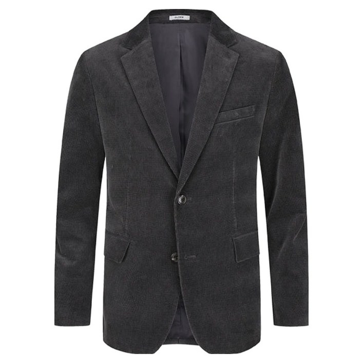 올젠 남성용 스탠다드핏 헤리티지 변형 몰스킨 자켓 ZOD4KG1311