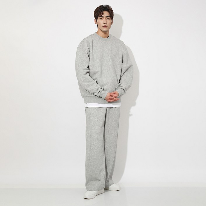 해리슨 남성용 에센셜 세미오버핏 트레이닝 세트 HA1038 RIS1009