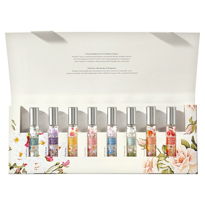 부케가르니 퍼퓸 디스커버리 바디미스트 8종 세트 120ml