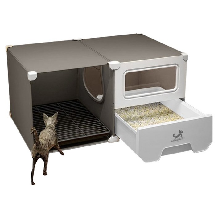 딩동펫 고양이 서랍형 사막화방지 화장실