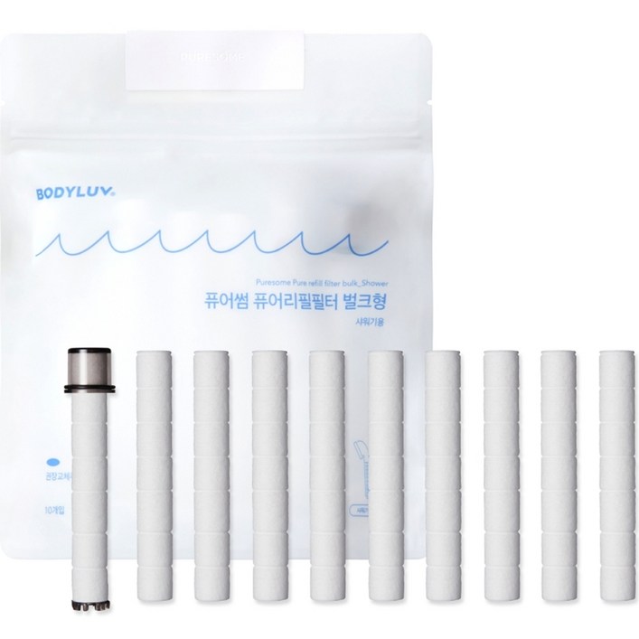 바디럽 퓨어썸 샤워기용 퓨어필터 벌크형 10P 바디럽 퓨어썸 샤워기용 퓨어필터 벌크형 10P
