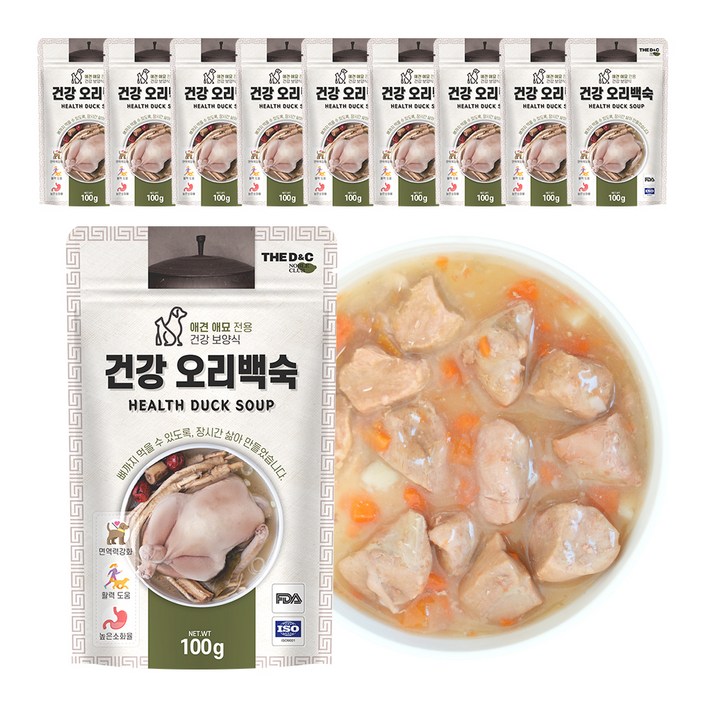 더독 반려동물 건강 보양식 파우치