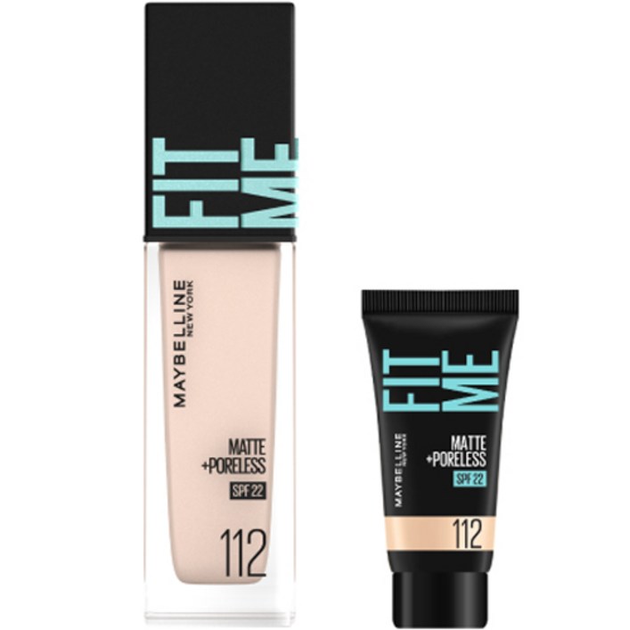 메이블린 핏미 파운데이션 레노 30ml  미니파운데이션 5ml 세트