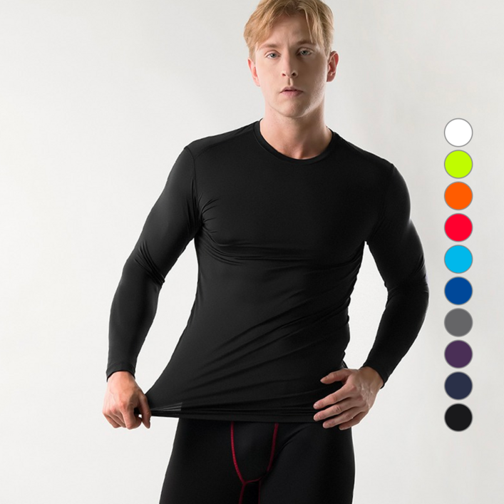 아르메데스 남성용 무지테크핏 언더레이어 긴팔 AR52