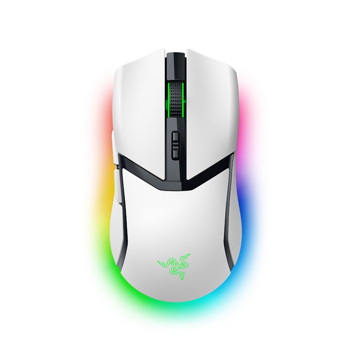레이저 Cobra Pro 무선 마우스, RZ010466, 화이트