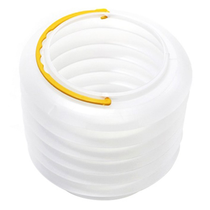 투명 수채화 물통 자바라 손잡이 색상랜덤