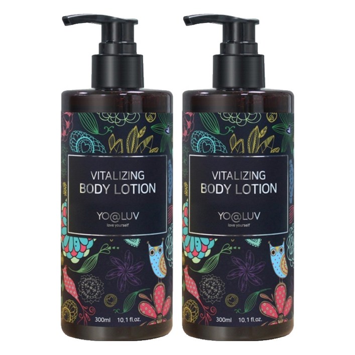 요아럽 바이탈라이징 바디로션 시트러스향, 2개, 300ml