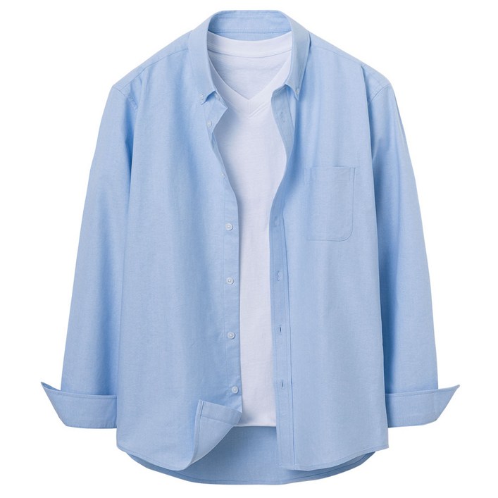 빌락트 남성용 프리미엄 레귤러핏 옥스포드 긴팔 셔츠 20230630