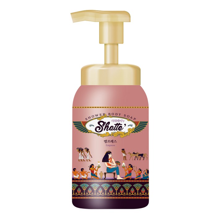 샤워때비누 프리미엄 버블 바디워시 엠프레스, 1개, 600ml