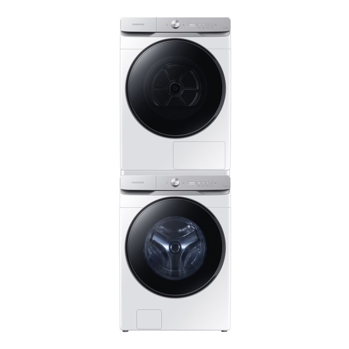 삼성전자 그랑데 AI 세탁기 WF21T6500KW 건조기 DV19T8745BW 21kg 19kg 직렬설치 패키지 방문설치