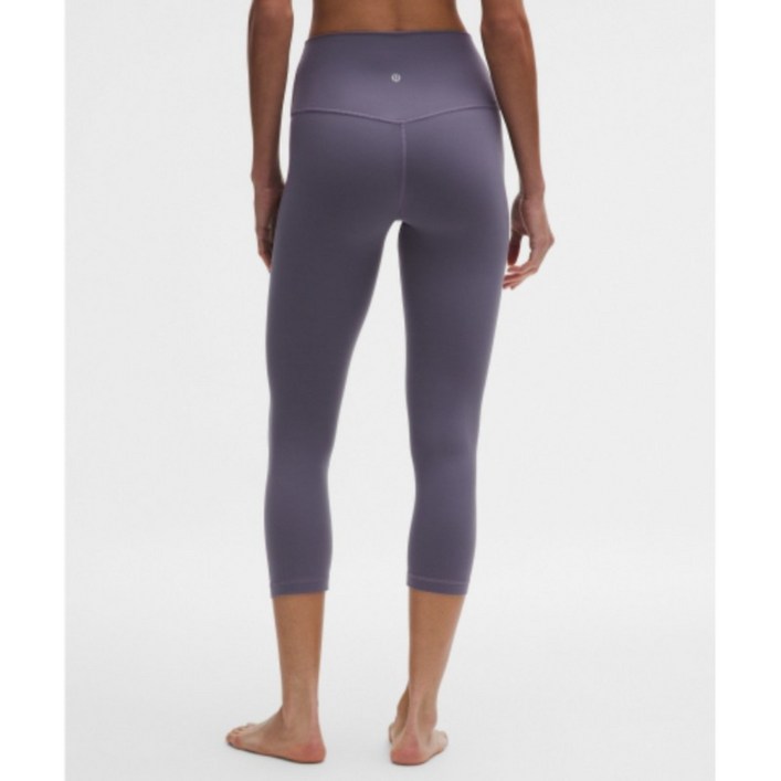 룰루레몬 얼라인 하이라이즈 크롭 21인치 레깅스 필라테스 헬스 요가 운동 Grape Mist