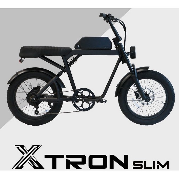 2025 퀄리스포츠 엑스트론 슬림 자토바이 전기자전거 48V 500W 모터 20Ah 배터리 풀서스펜션 전기팻바이크 자토바이