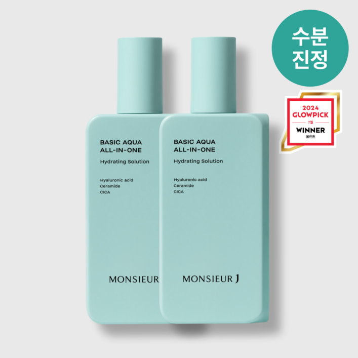무슈제이 베이직 아쿠아 수분 진정 올인원 200ml 1개 무슈제이 베이직 아쿠아 수분 진정 올인원 200ml 1개