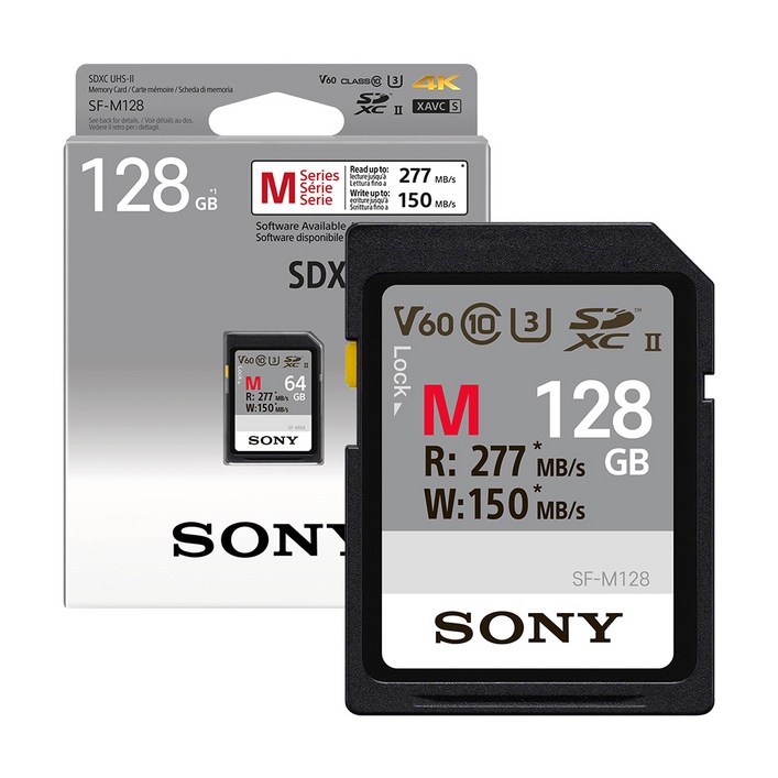 소니코리아정품 SDXC UHS-II U3 V60 SD카드