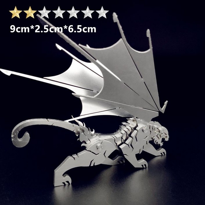 스틸 워크래프트 3D 금속 퍼즐 어셈블리 DIY 수제 장식품