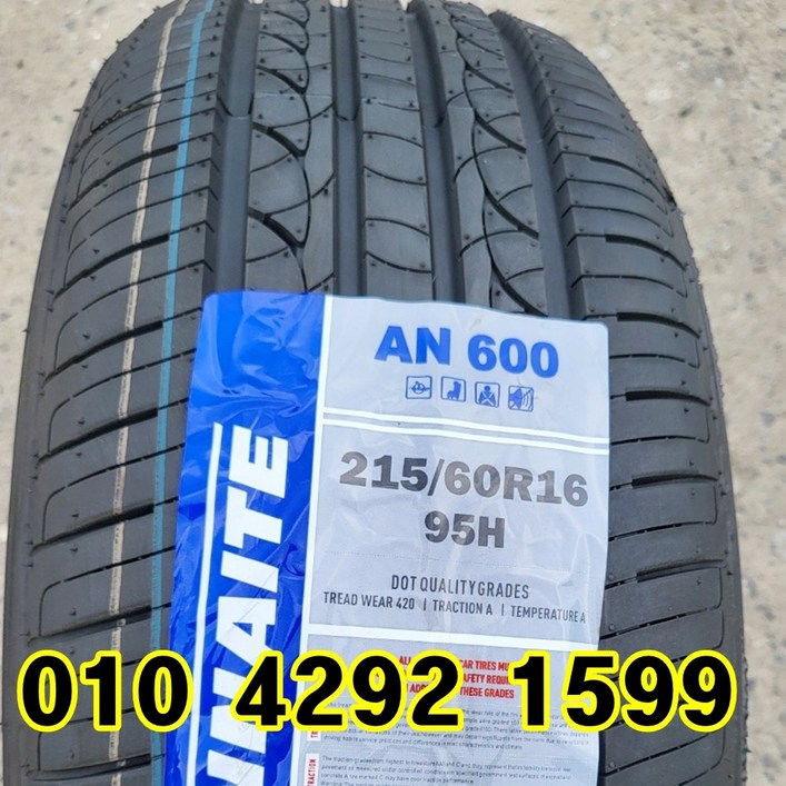 안나이트 신품타이어 21560R16 쏘나타 트라제 올란도 체어맨 2156016 일산 김포 파주, 1개