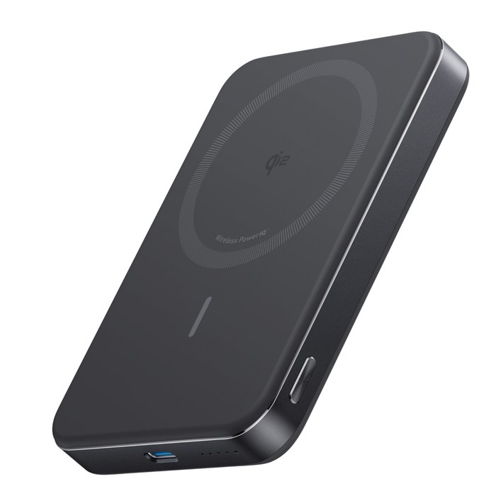 앤커 맥고 파워뱅크 10000mAh 30W 무선충전 보조배터리 A1664, 블랙, A1664