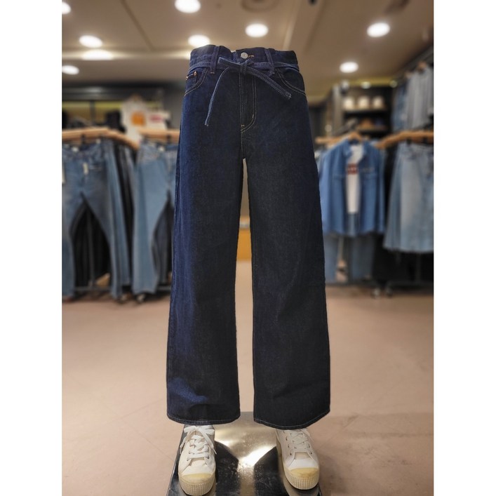 리바이스 여성 미드라이즈 XL 스트레이트 진 A87010007