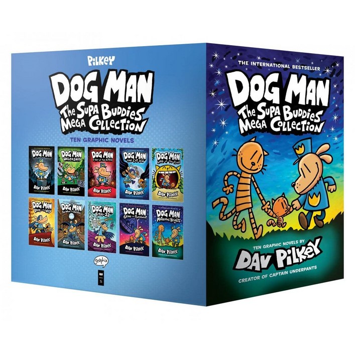 [언어세상독점] Dog Man #1-10 Boxed Set - 투데이밈
