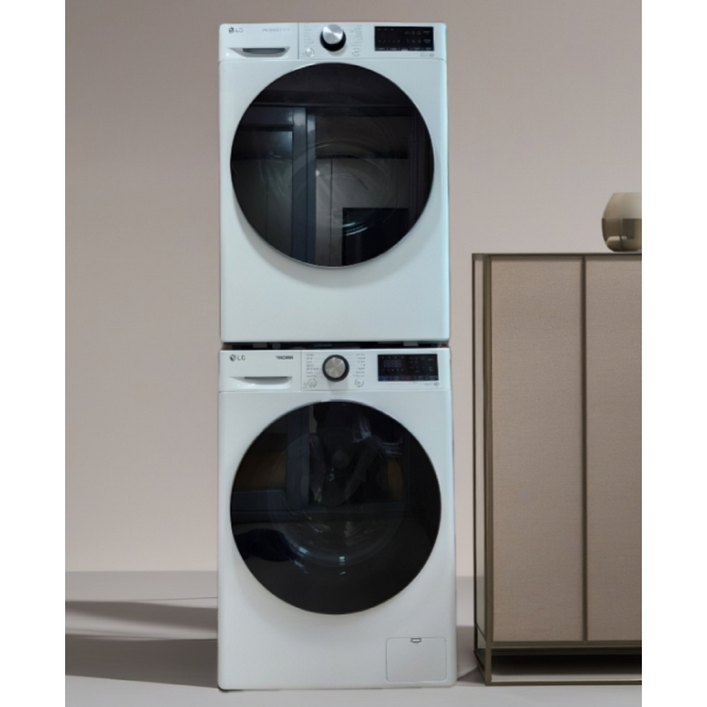 [LG전자] TROMM(트롬) 세탁건조기세트 세탁12kg+건조10kg F12WVA-10WB(F12WVA+RH10WTA) [화이트]