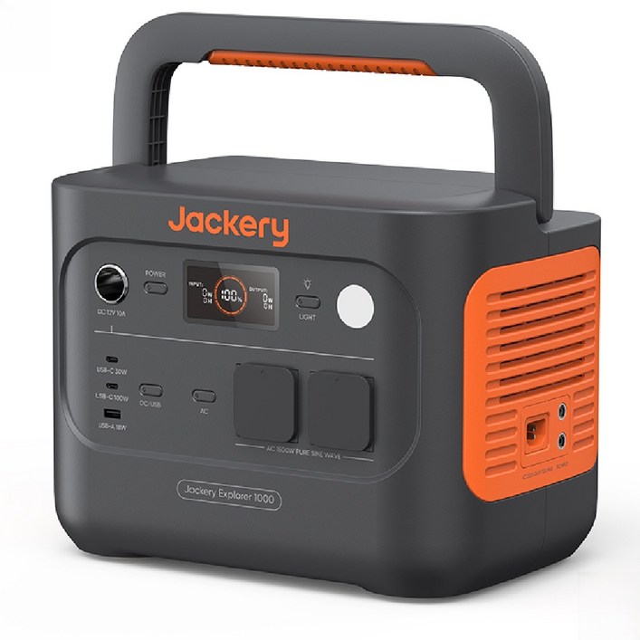 잭커리 1000v2 인산철 올인원 파워뱅크 차박 캠핑용 단색 JE1000D