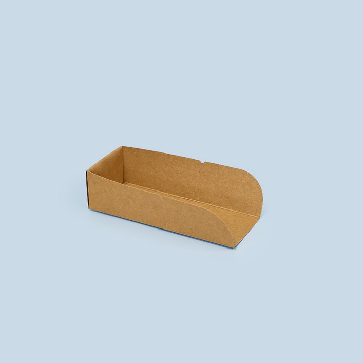 핫도그포장용기 15cm 접이식 크라프트 핫도그트레이 JP-113 소 100개/500개, 1세트, 500개