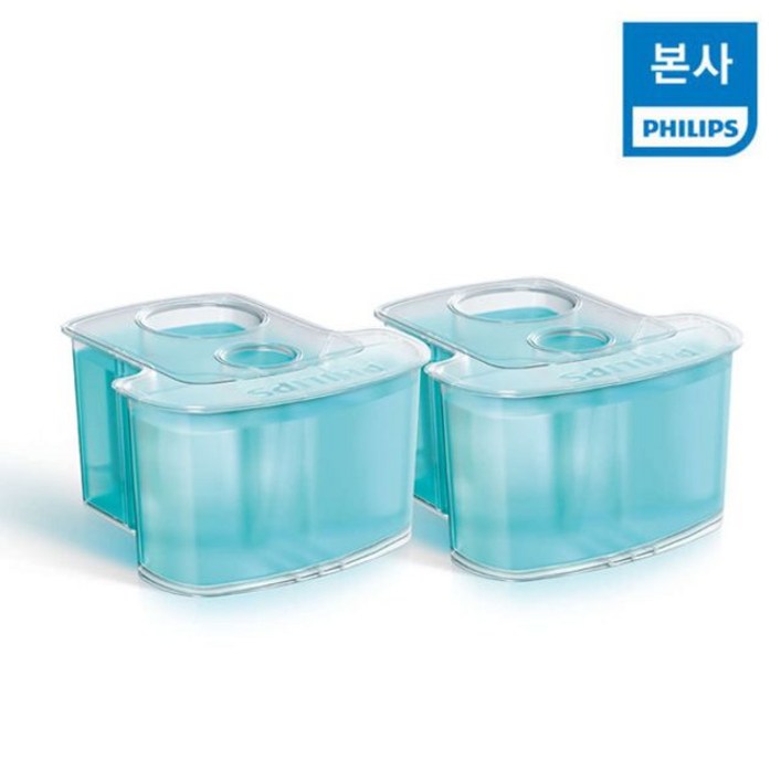 필립스 면도기 세척액 스마트클린 세척 카트리지 리필 2개입JC30251