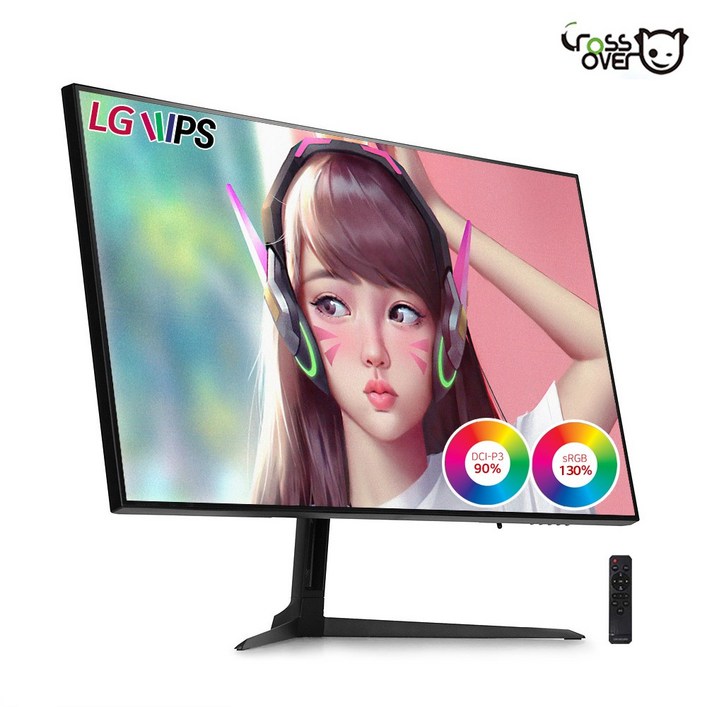 [Q27V6 후속모델] 크로스오버 27LGD4IPS QHD HDR 베젤리스 LG IPS패널 27인치 게이밍 모니터