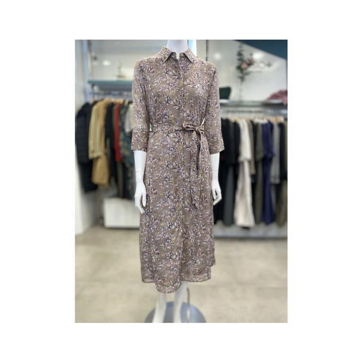 안지크 카라 벨트 원피스 AH2OP5110 271398