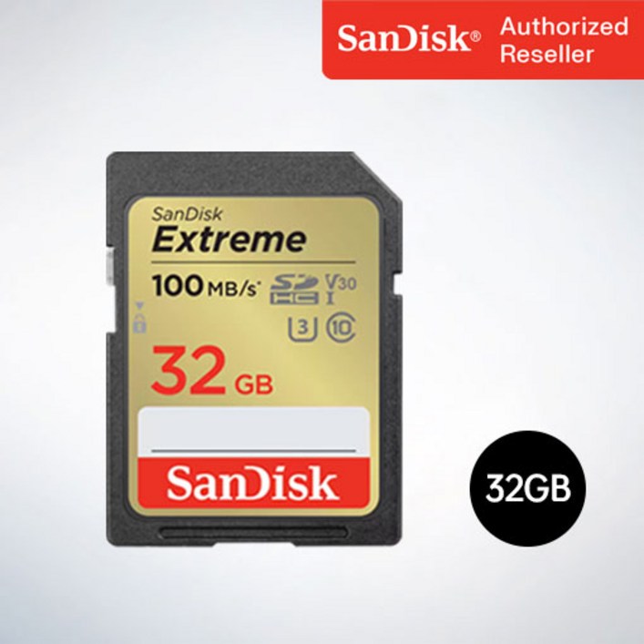 샌디스크코리아 공식인증정품 SD메모리 SDHC Extreme 익스트림 SDXVT 32GB 샌디스크코리아 공식인증정품 SD메모리 SDHC Extreme 익스트림 SDXVT 32GB