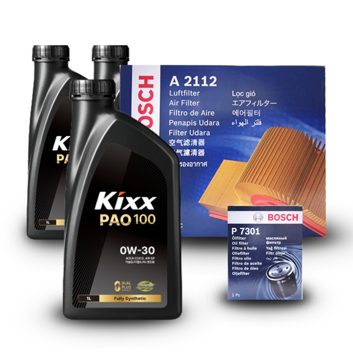 트래버스 3.6 가솔린 엔진오일세트 킥스 파오100 0W30 PAO100 구 파오1