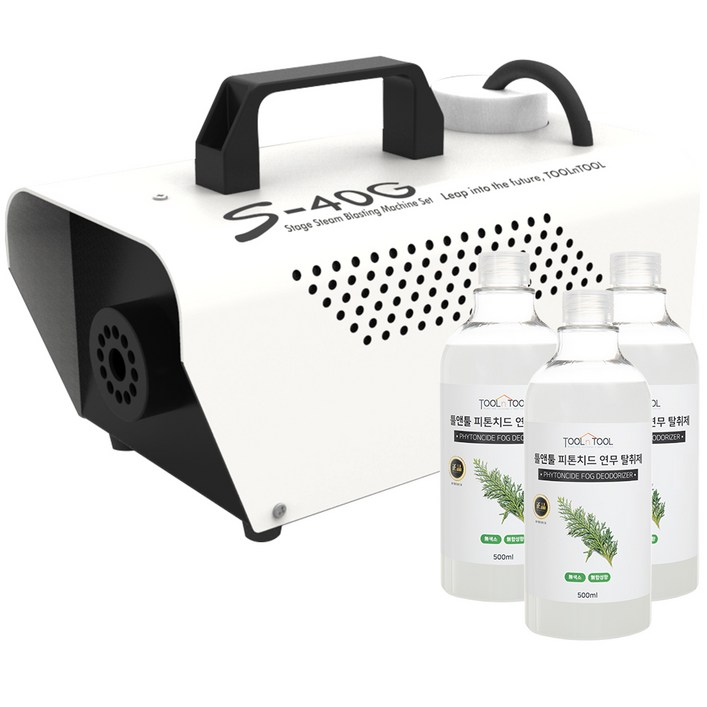 툴앤툴 피톤치드 연무기 탈취제 S40G  연무액 1500ml 방역소독기 화장실냄새제거 담배냄새 신발장냄새 탈취 새집증후군제거, 1개, 1.5L