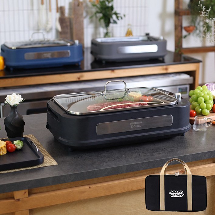 스마트베리 케이 그릴 전용뚜껑 포함, SBG01BK