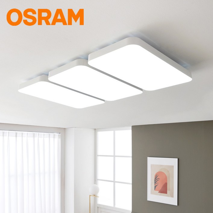 케이시 LED 심플 거실등 천장등 삼성칩 180W 거실 조명 삼성모듈 플리커프리 화이트