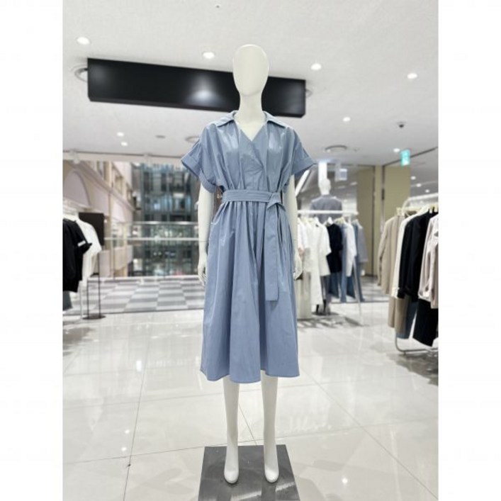 올리브데올리브 V카라넥 버튼 벨티드 원피스 YW4MO3123515147 백화점