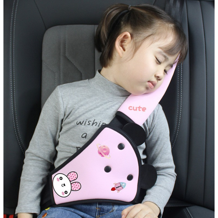 LIG 어린이 안전벨트 커버 ,3점식 안전벨트커버 , 안전벨트 쿠션, 1개, 클래식 블랙