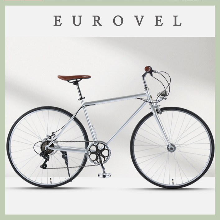 유로벨 빈티지 클래식 자전거 여성 출퇴근 성인 가벼운 알루미늄 시마노 700C 남녀공용