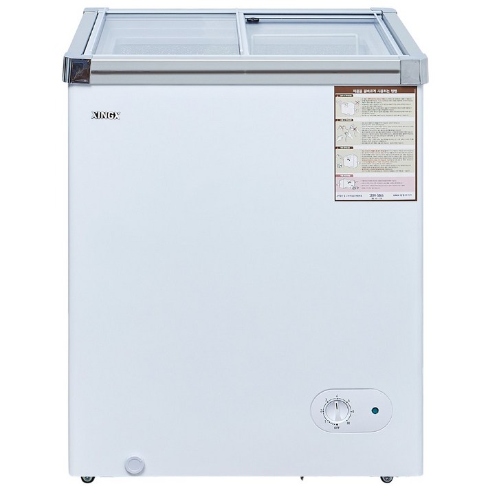 씽씽코리아 소형 냉동쇼케이스 SD110 업소용냉동고 유리도어 냉동식품 보관용 아이스크림냉동고
